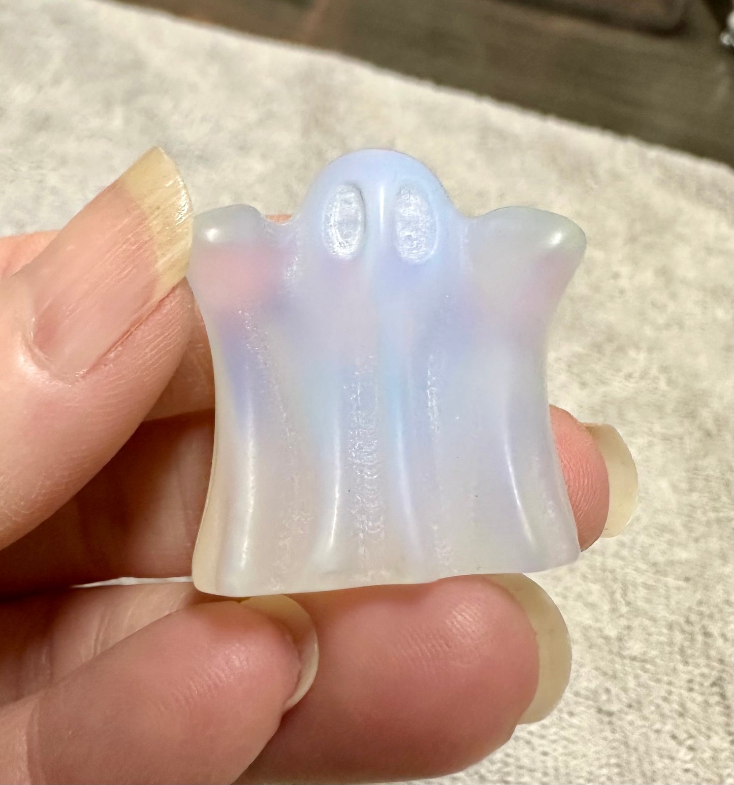 Carved Opalite Ghost