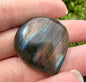 Chunky Pearshape Labradorite Cabochon 43a