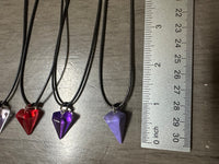 Assorted Pendulum Pendant with Cord Necklace