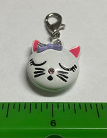 Nickel Free Cat Clip Charm Necklace