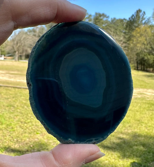 Blue Agate Slice #29