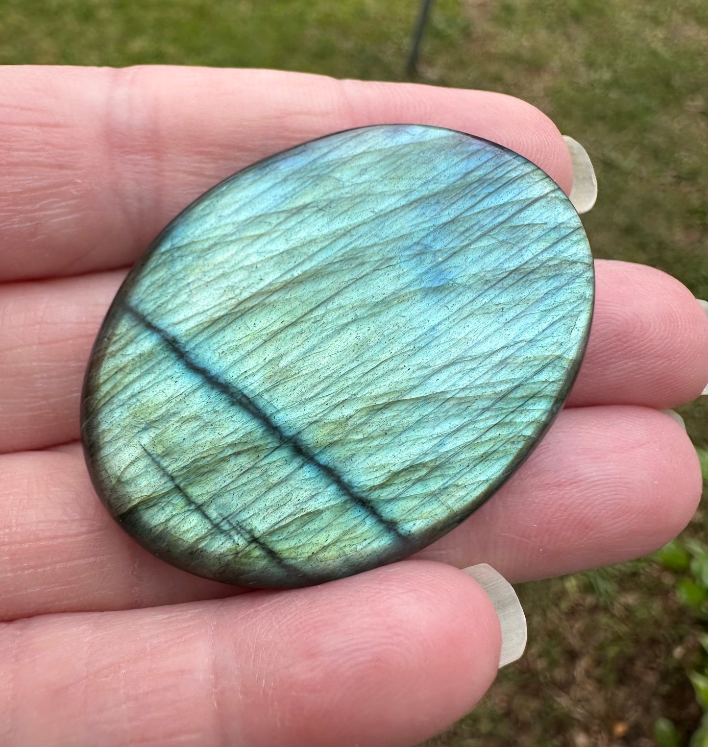 Oval Labradorite Cabochon 26a