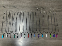 Double Terminated Pendant Necklaces