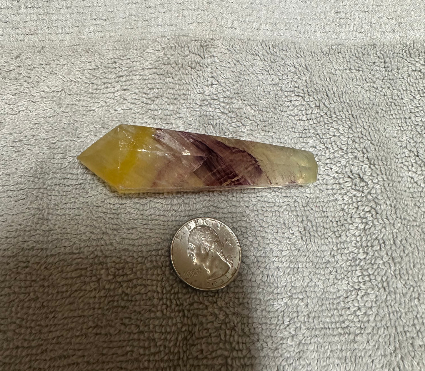 Fluorite Scepter #8 with Rainbows