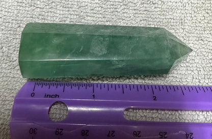 Green Fluorite Obelisk Tower #5