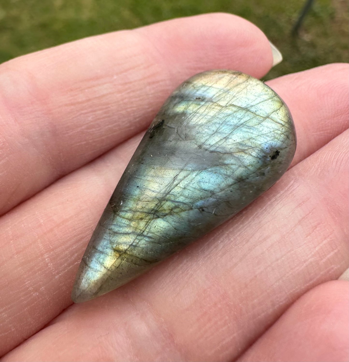 Pearshape Labradorite Cabochon 29a