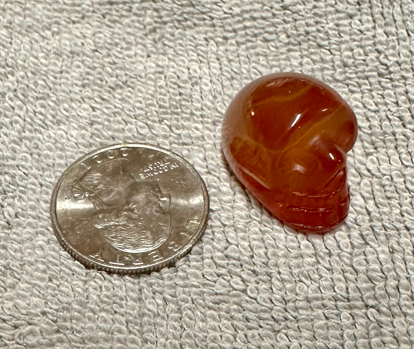 Carnelian Skull