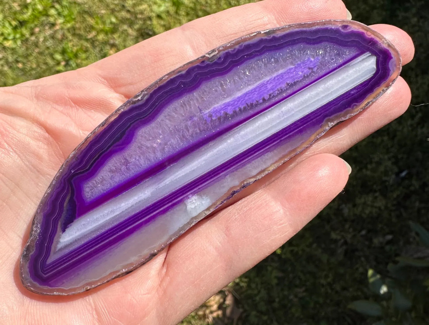 Purple Agate Slice #5