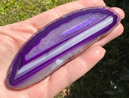 Purple Agate Slice #5