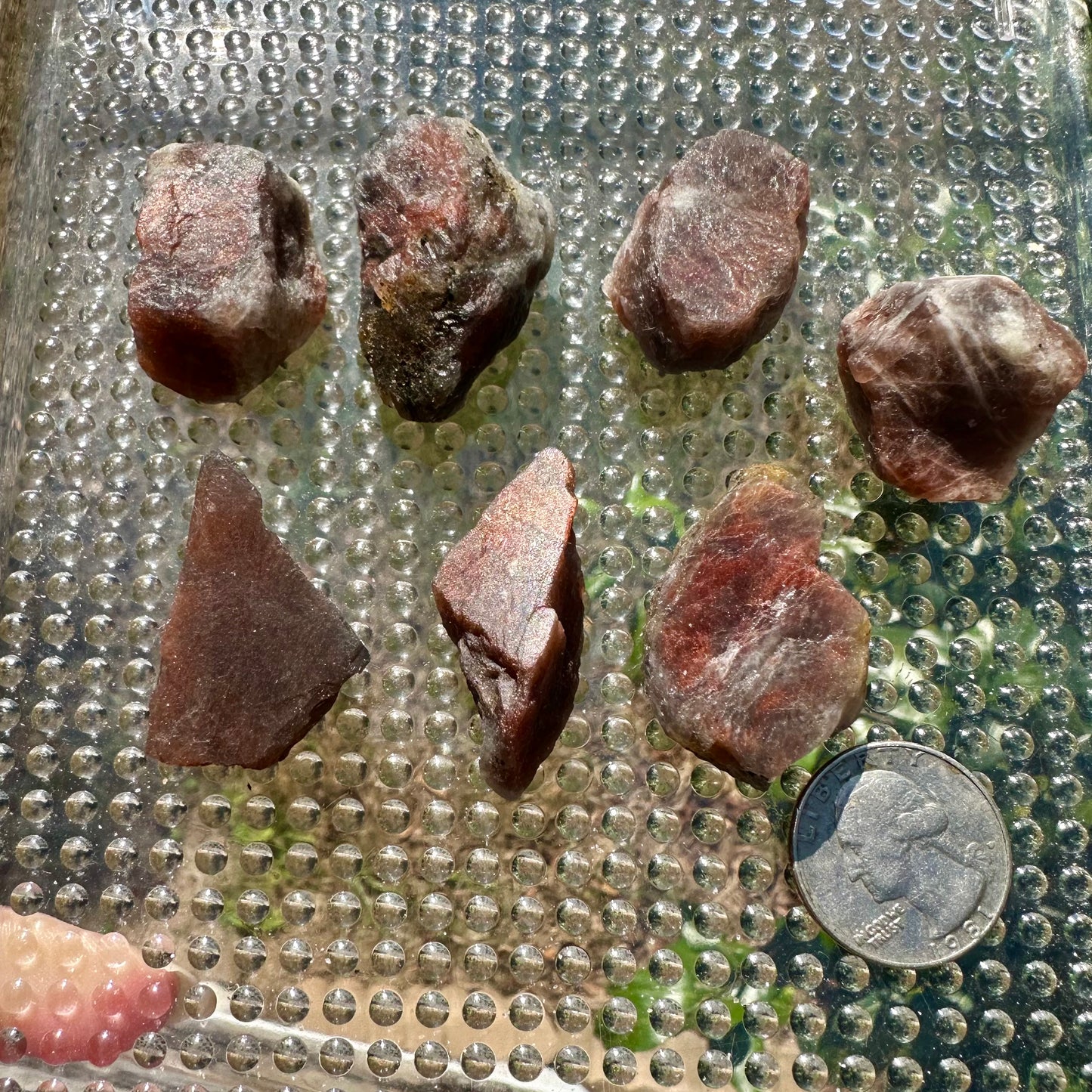 Rough Red Sunstone