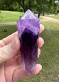 Double Terminated Phantom Amethyst Scepter Wand #10