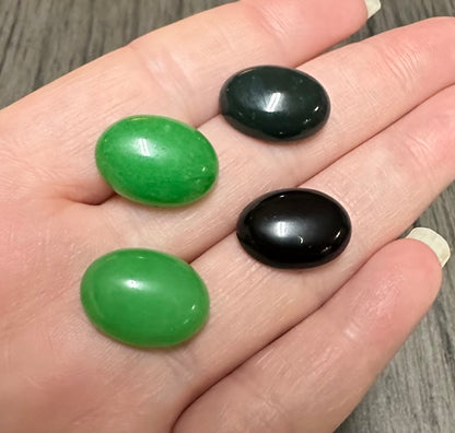 Lot of Four Gemstone Cabochons