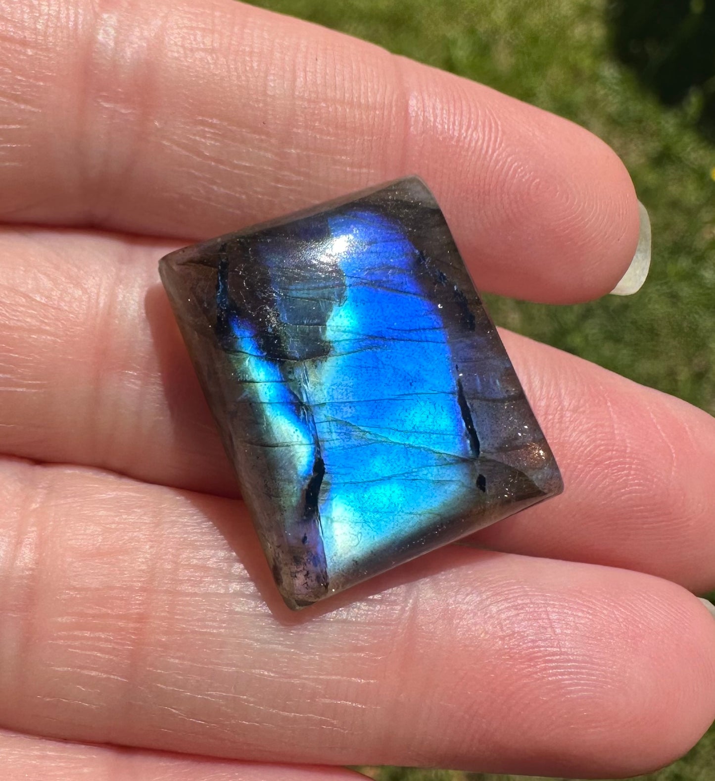 Square Labradorite Cabochon 2a