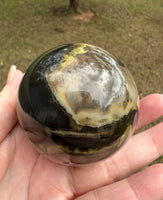 Volcano Agate Sphere UV Reactive #9