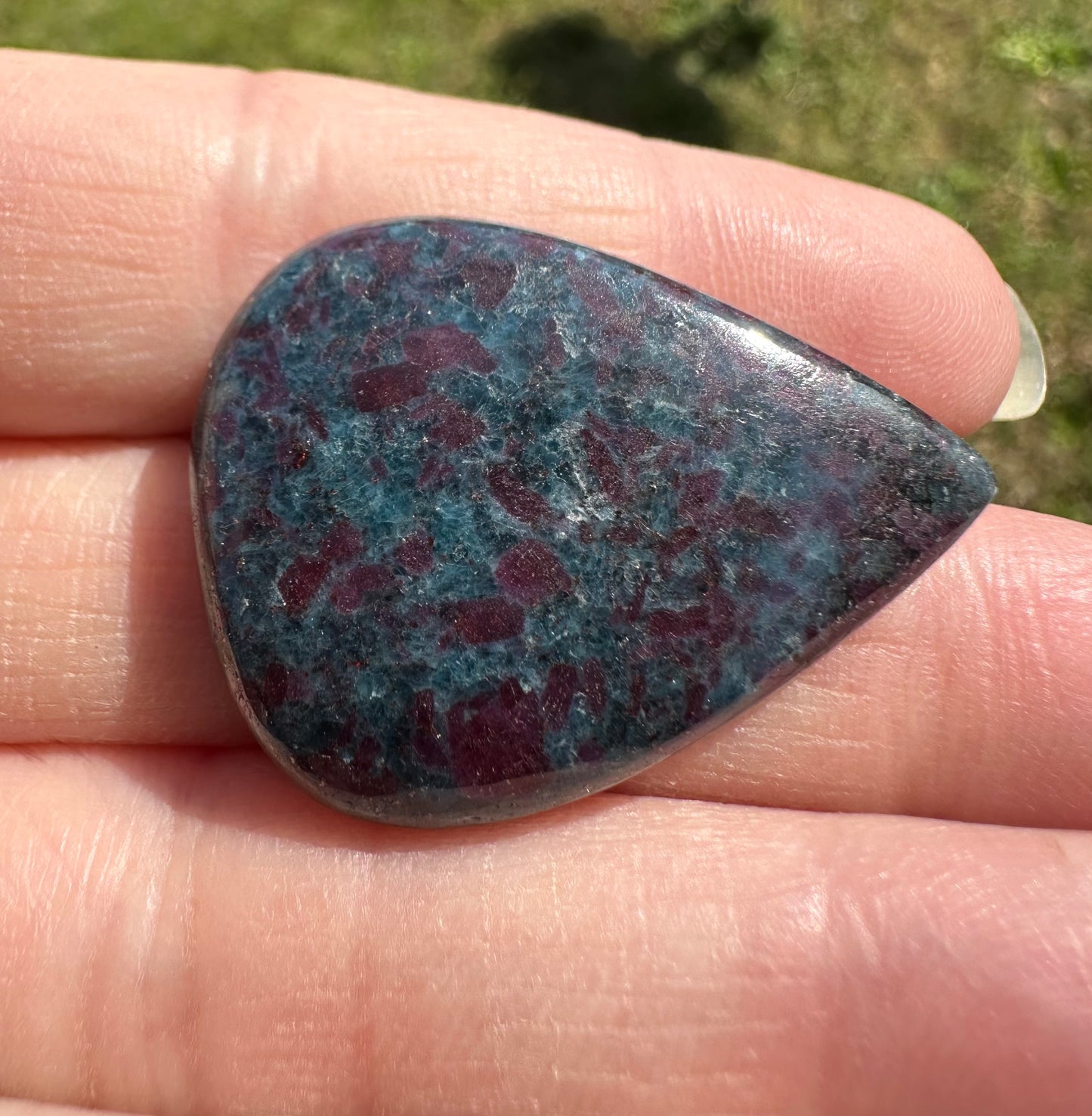 Ruby Kyanite Cabochon #13