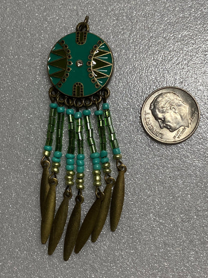 Beaded Tassel Pendant