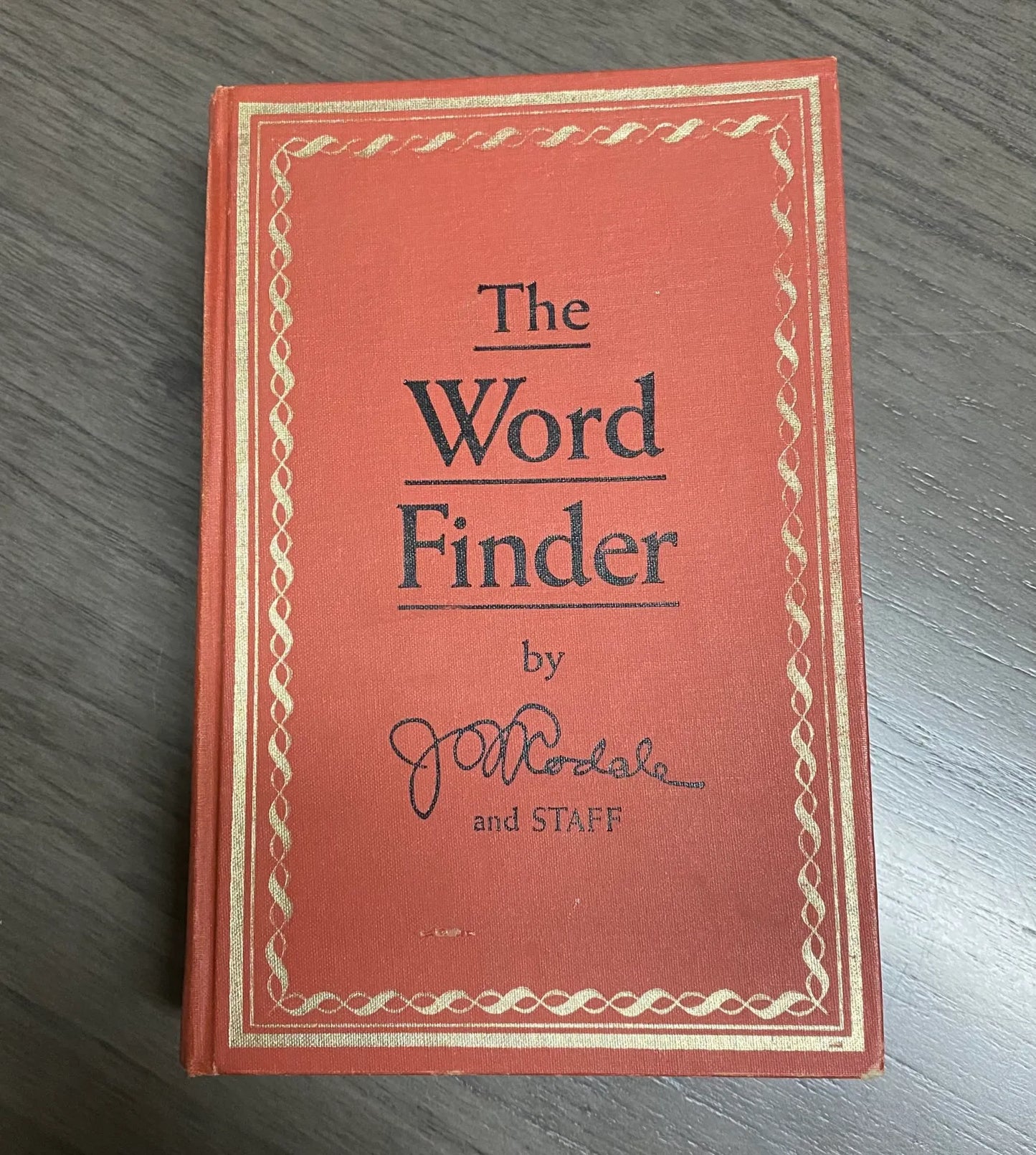 The Word Finder by J.I. Rodale 1976