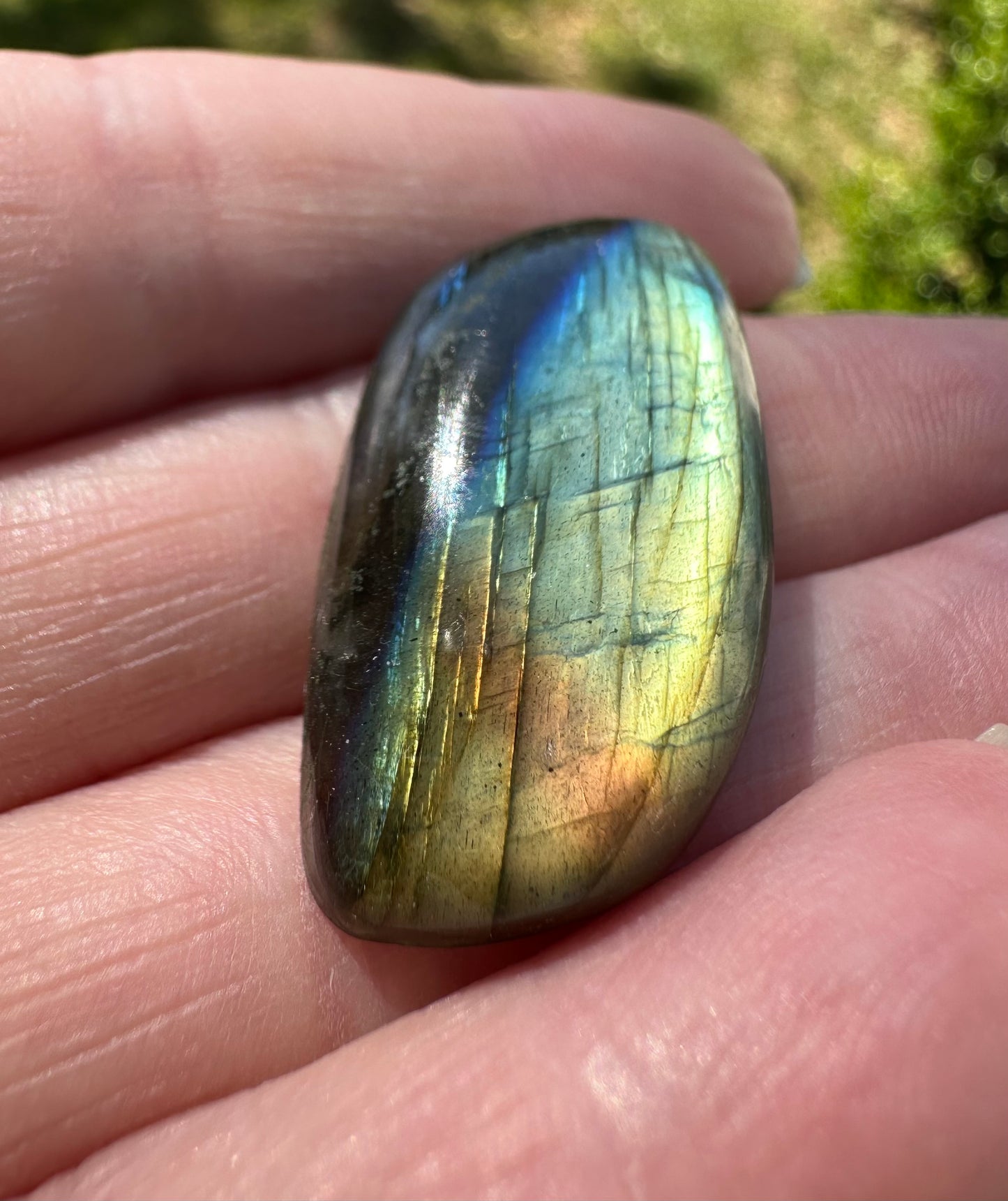 Freeform Labradorite Cabochon 51a