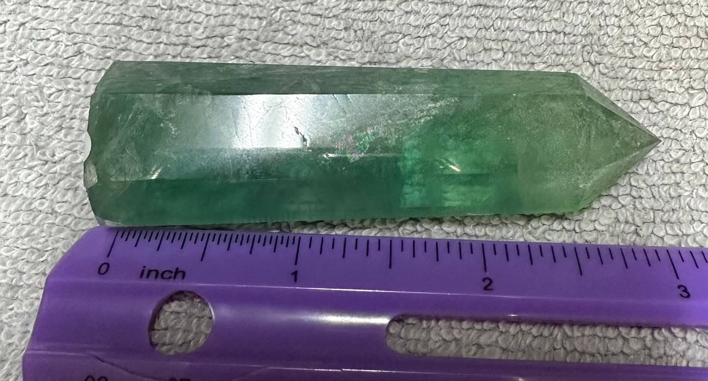 Green Fluorite Obelisk Tower #7