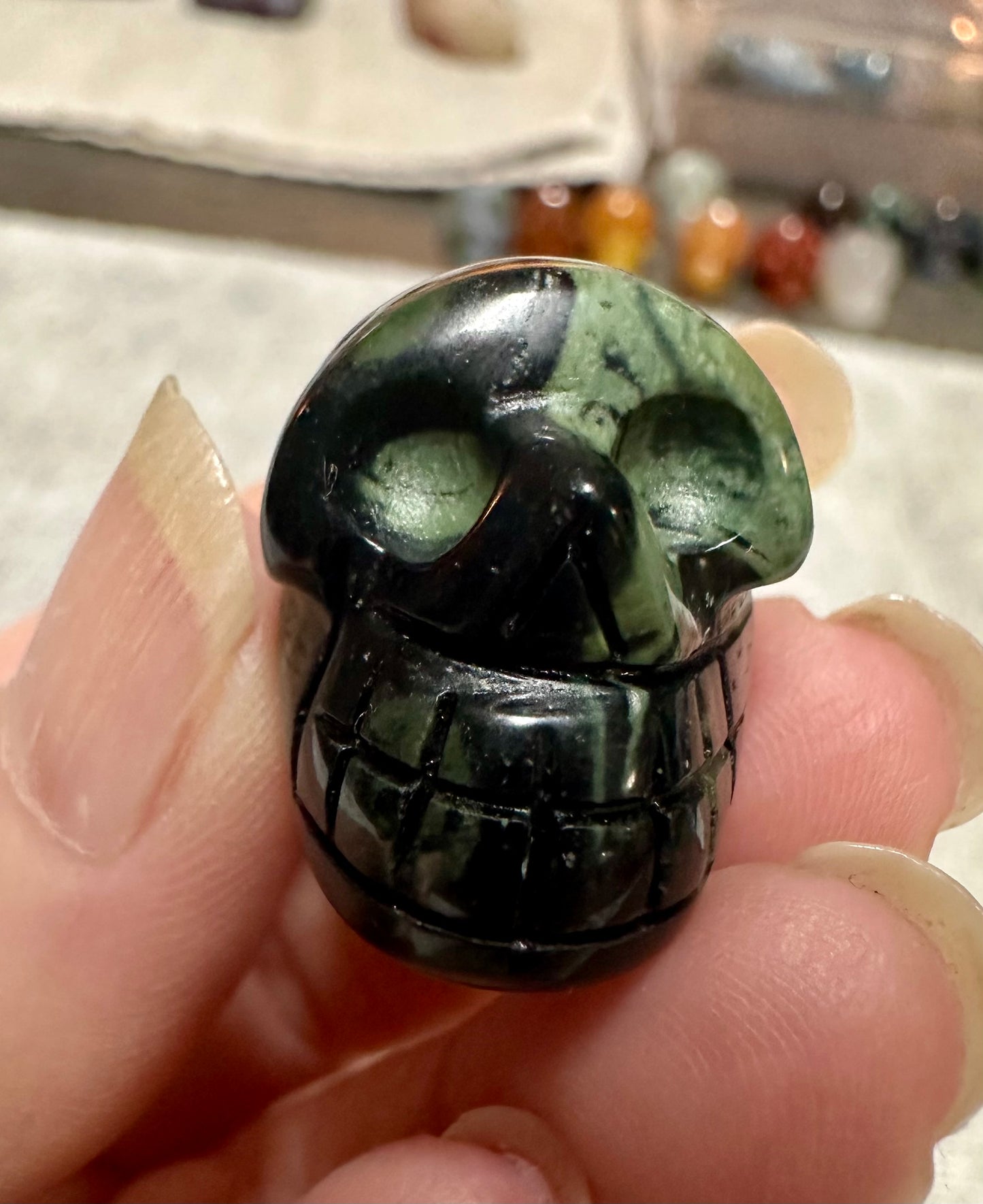 Kambaba Jasper Skull