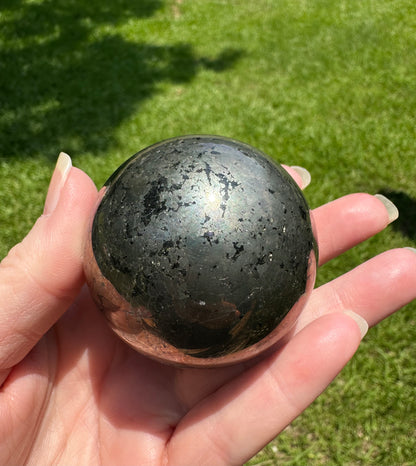 Black Pyrite Sphere 52.25mm #4