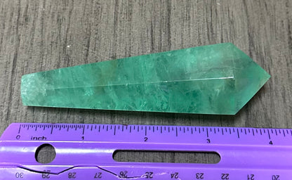 Neon Green Fluorite Scepter #2