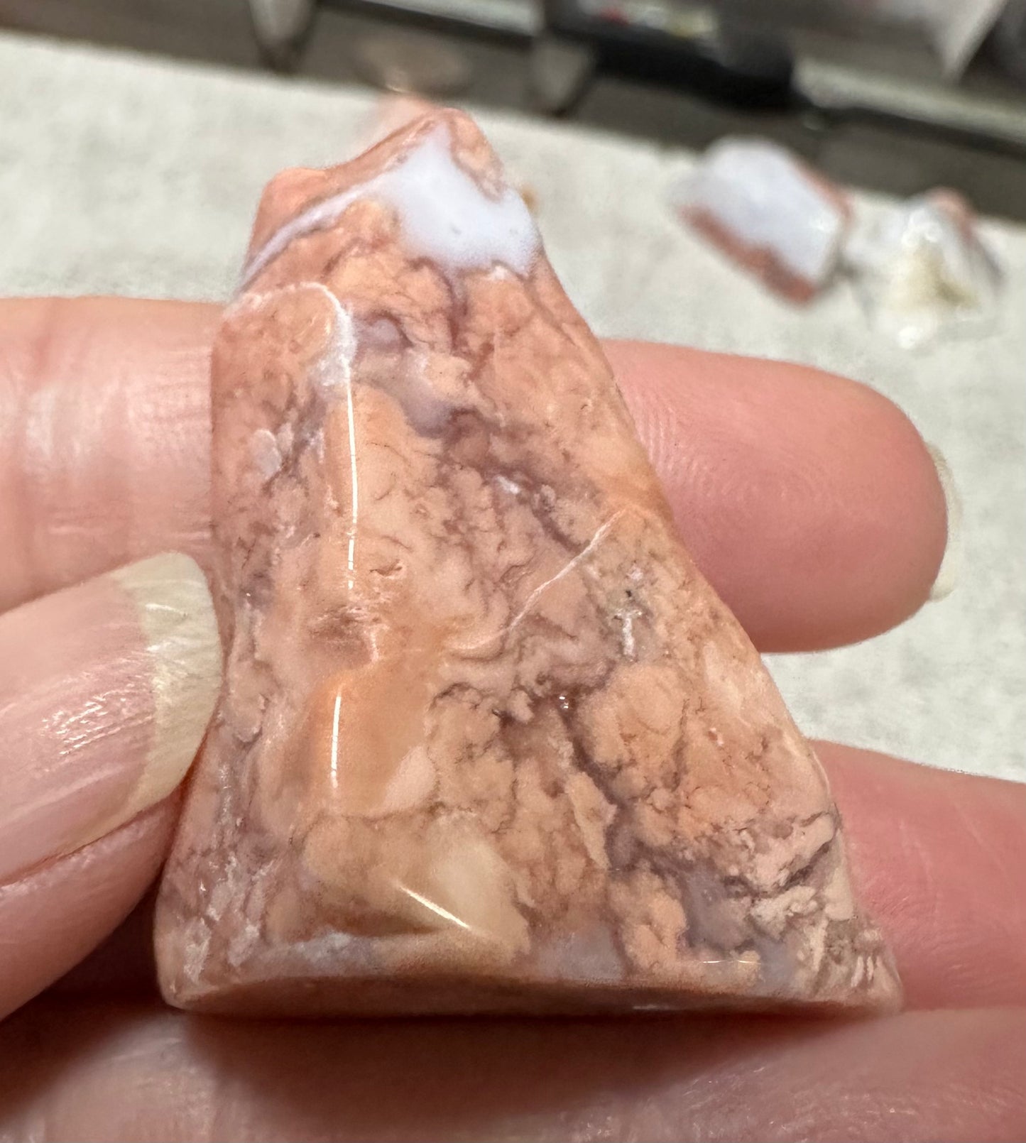 Pink Agate Freeform #32