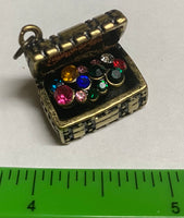 Metal Treasure Chest Pendant