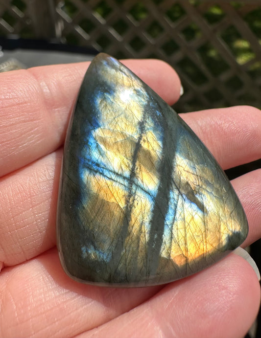 Triangle Labradorite Cabochon 86a