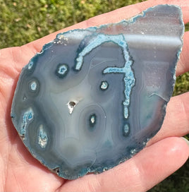 Blue/Teal Agate Slice #7