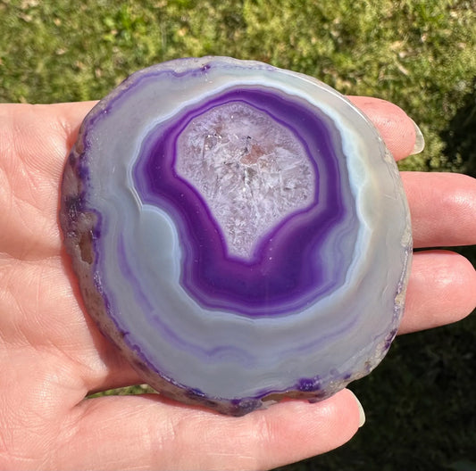 Purple Agate Slice #2