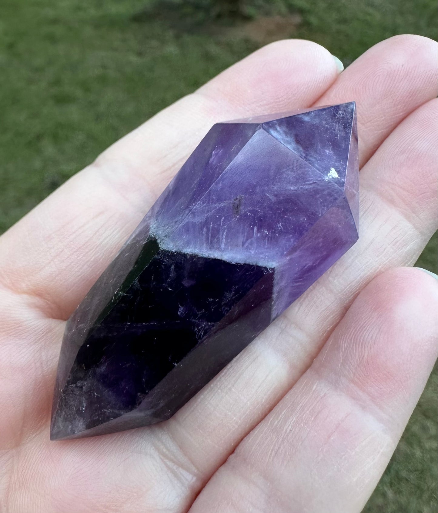 Double Terminated Phantom Amethyst Scepter Wand #16