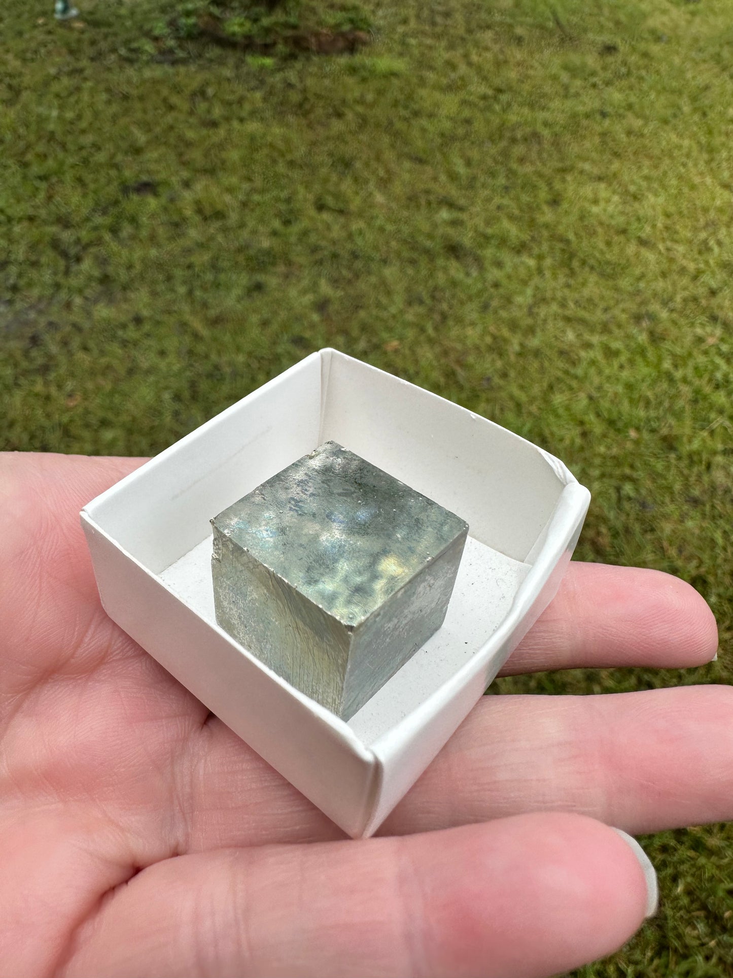 Natural Pyrite Cube