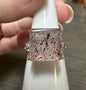 Sterling 925 Super 7 Strawberry Quartz Ring #14