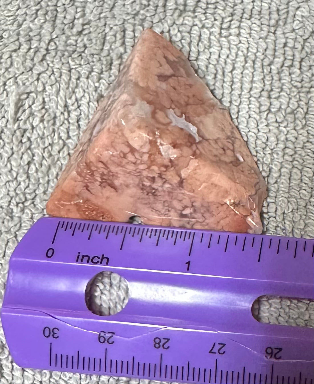 Pink Agate Freeform #17