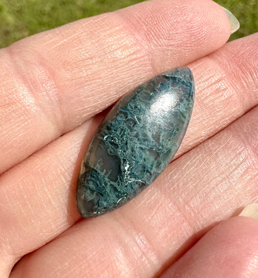 Moss Agate Cabochon #11