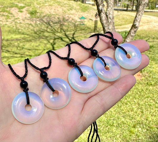 Opalite Donut Necklace