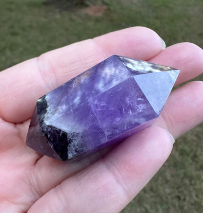 Double Terminated Phantom Amethyst Scepter Wand #14