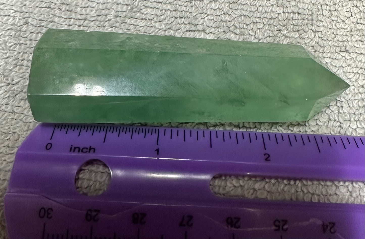 Green Fluorite Obelisk Tower #2