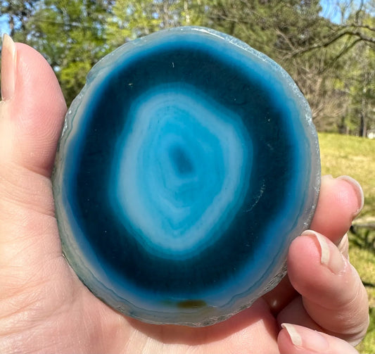 Blue Agate Slice #27