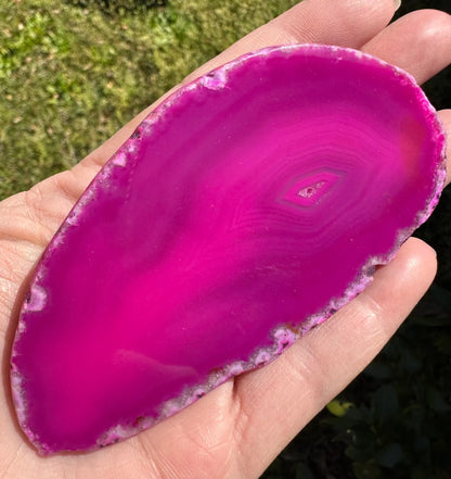 Pink Agate Slice #11