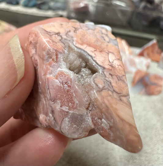 Pink Agate Freeform #10