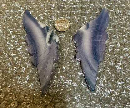 Fluorite Butterfly Wings & Stand #4