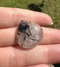 Black Rutile Cabochon #15