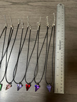 Assorted Pendulum Pendant with Cord Necklace