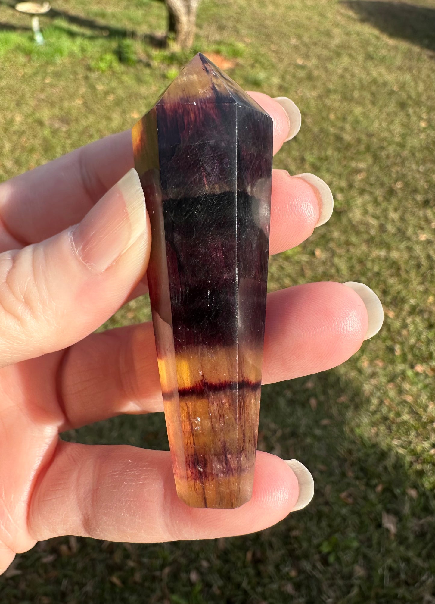 Fluorite Scepter #13 with Rainbows