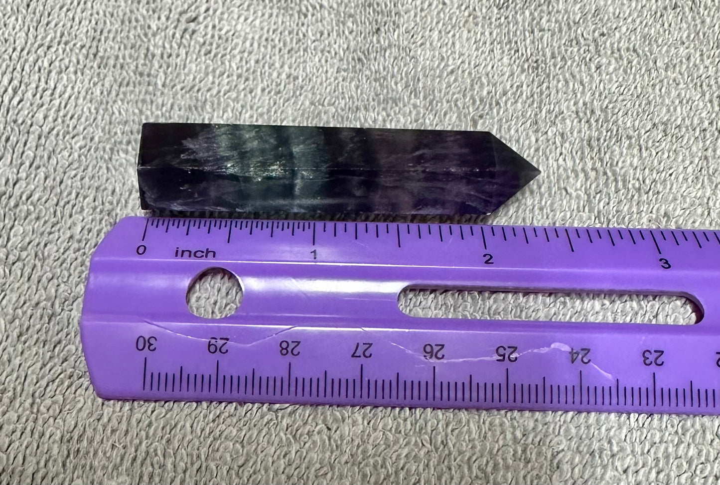 Rainbow Fluorite Crystal Point #1