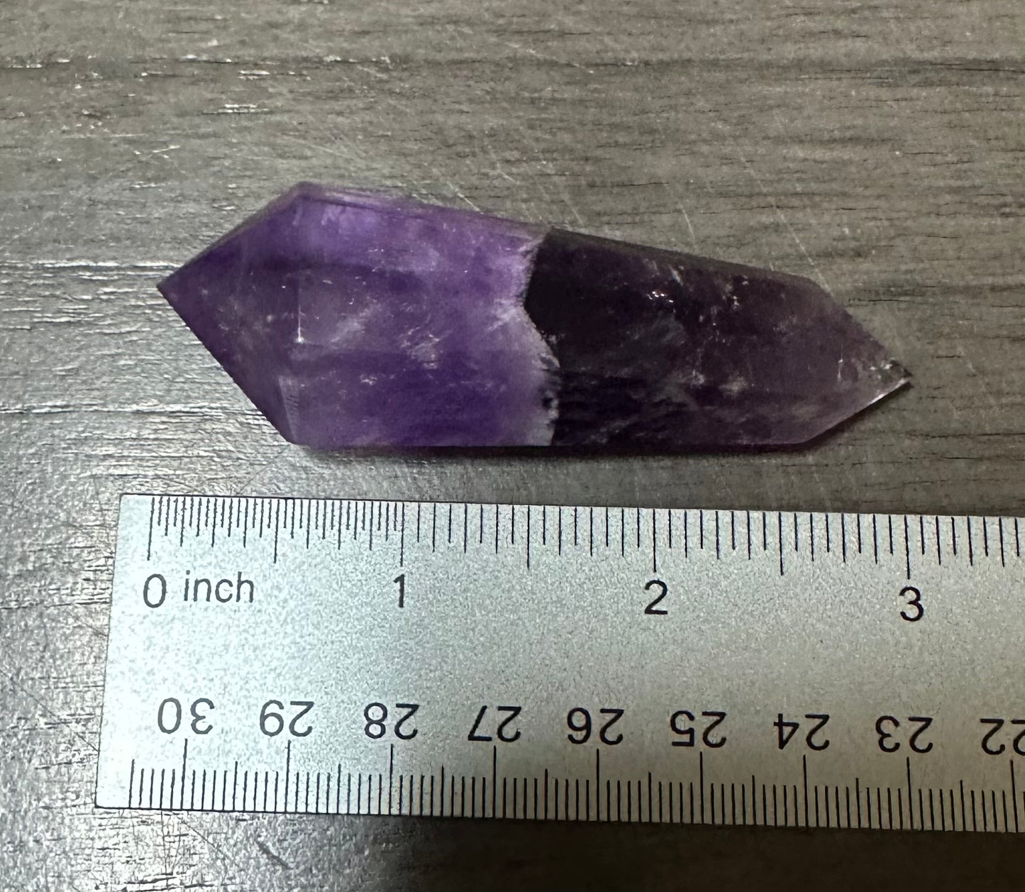 Double Terminated Phantom Amethyst Scepter Wand #5