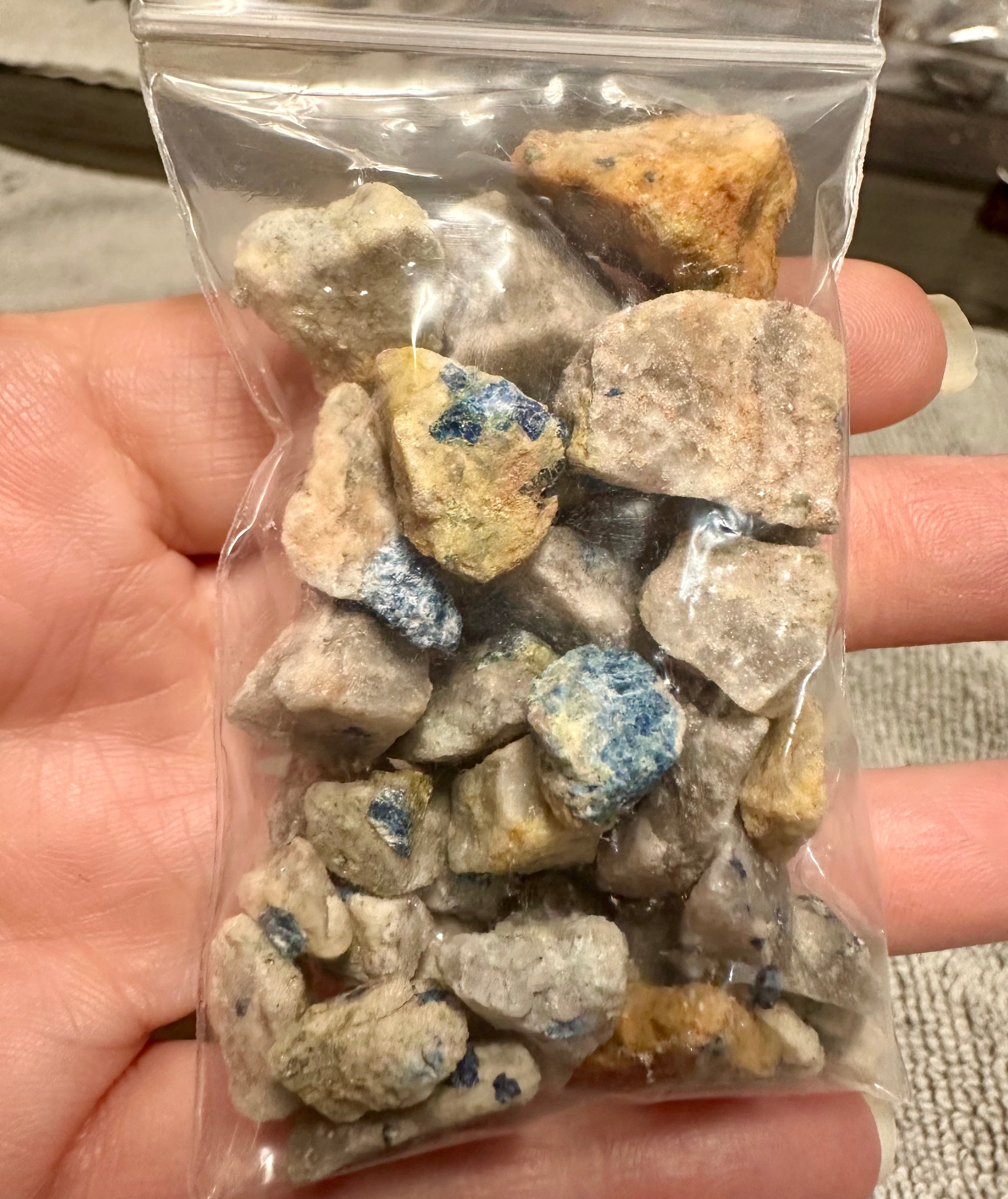 Lazulite Specimen Pack #2 Graves Mountain – Gems & Minerals Rock Shop