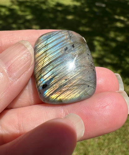 Square Labradorite Cabochon 66a